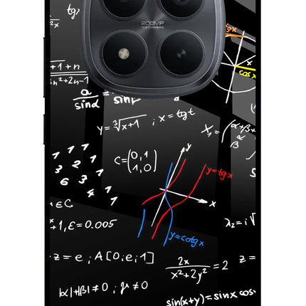 Mathematics Formula Redmi Note 15 Pro+ 5G Glass Case Back Cover by Casekaro