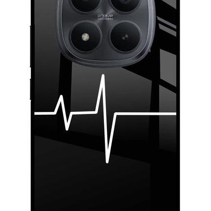 Heart Beats Redmi Note 15 Pro+ 5G Glass Case Back Cover by Casekaro