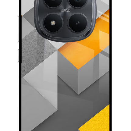 Abstract Redmi Note 15 Pro+ 5G Glass Case Back Cover by Casekaro