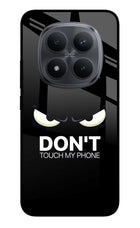 Don'T Touch My Phone Redmi Note 15 Pro+ 5G Glass Case Back Cover by Casekaro