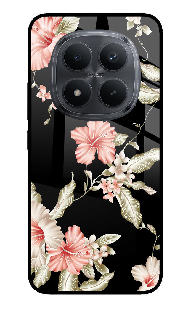 Flowers Redmi Note 15 Pro+ 5G Glass Case Back Cover by Casekaro