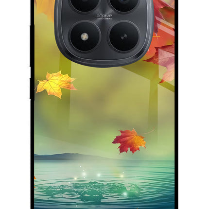 Flowers Redmi Note 15 Pro+ 5G Glass Case Back Cover by Casekaro
