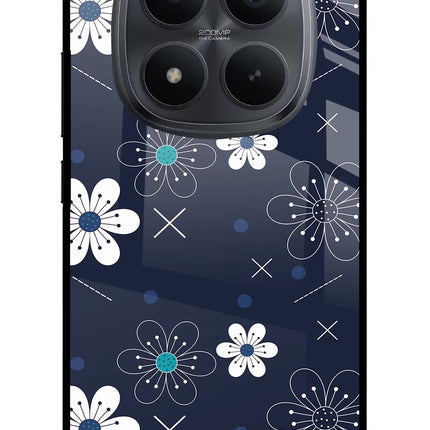 Flowers Redmi Note 15 Pro+ 5G Glass Case Back Cover by Casekaro