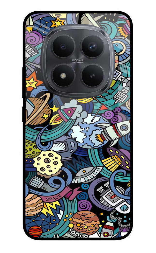 Space Abstract Redmi Note 15 Pro+ 5G Glass Case Back Cover by Casekaro