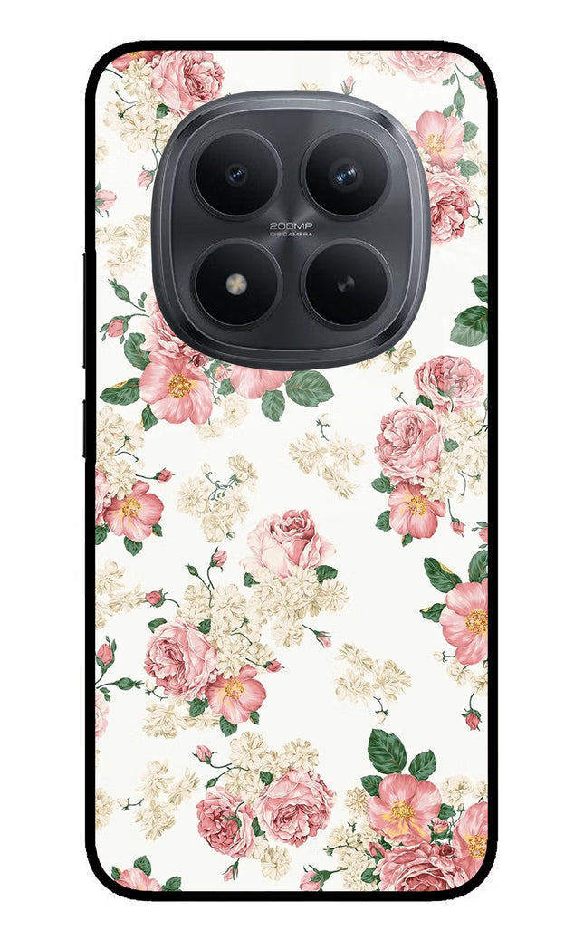 Flowers Redmi Note 15 Pro+ 5G Glass Case Back Cover by Casekaro