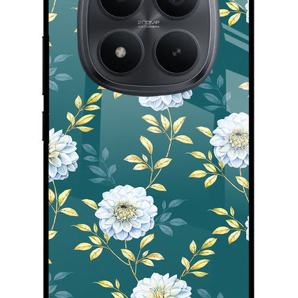 Flowers Redmi Note 15 Pro+ 5G Glass Case Back Cover by Casekaro