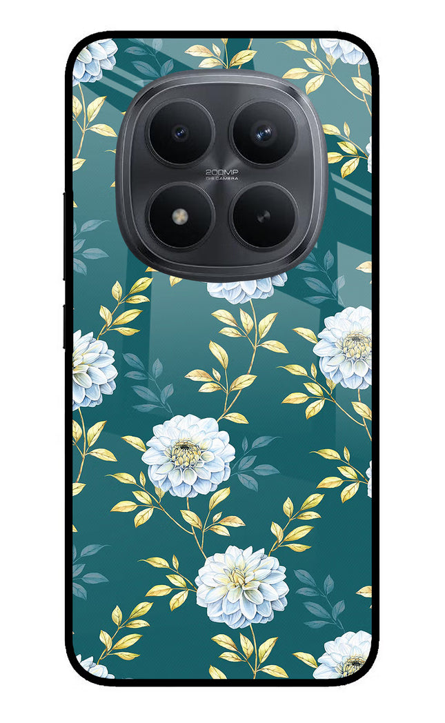 Flowers Redmi Note 15 Pro+ 5G Glass Case Back Cover by Casekaro