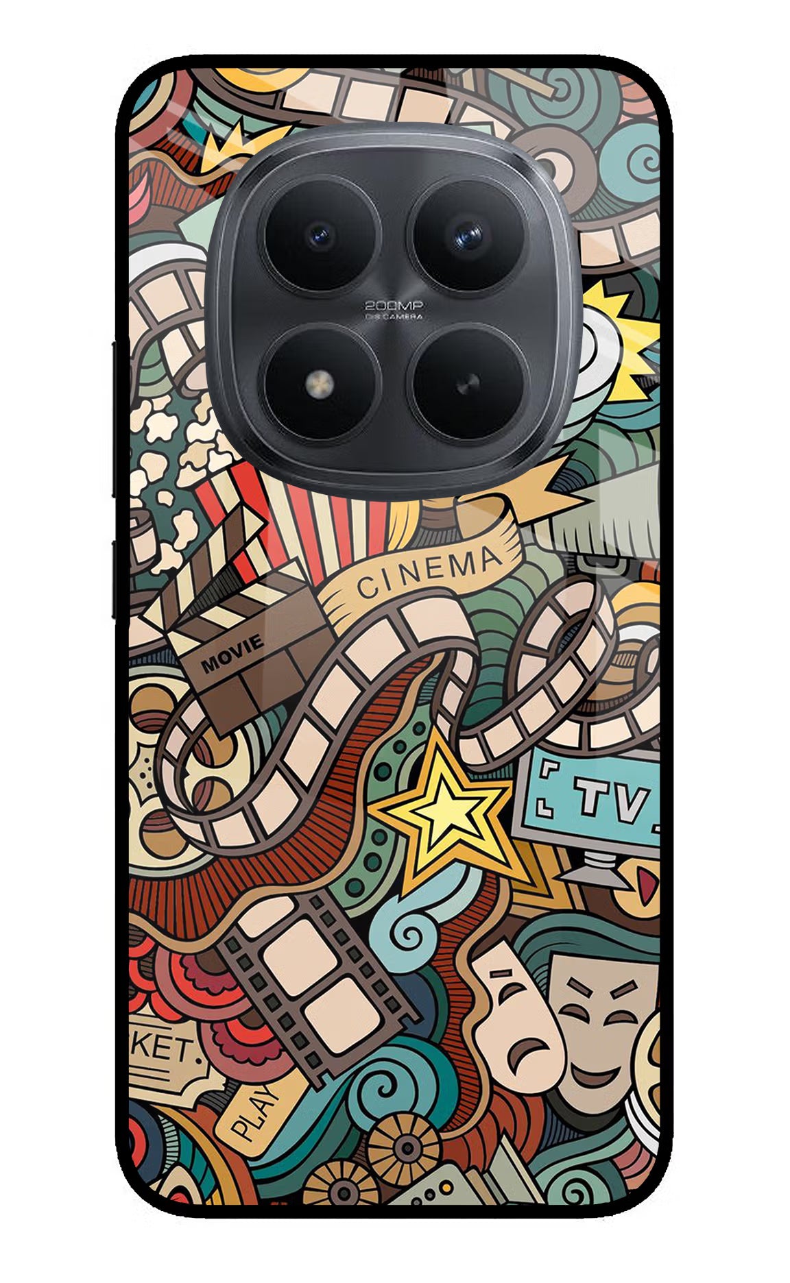 Cinema Abstract Redmi Note 15 Pro+ 5G Glass Case