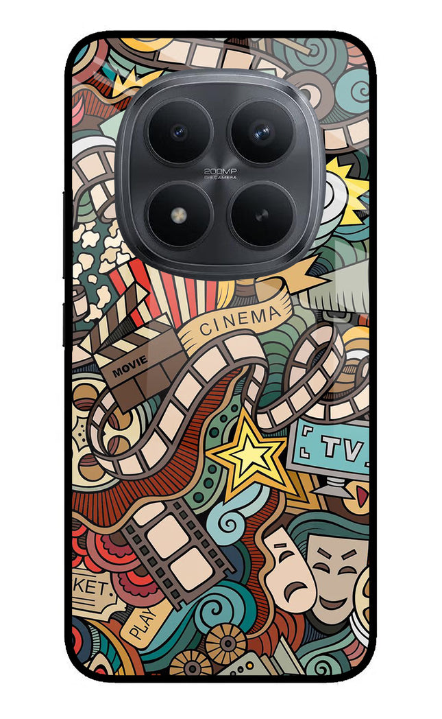 Cinema Abstract Redmi Note 15 Pro+ 5G Glass Case Back Cover by Casekaro
