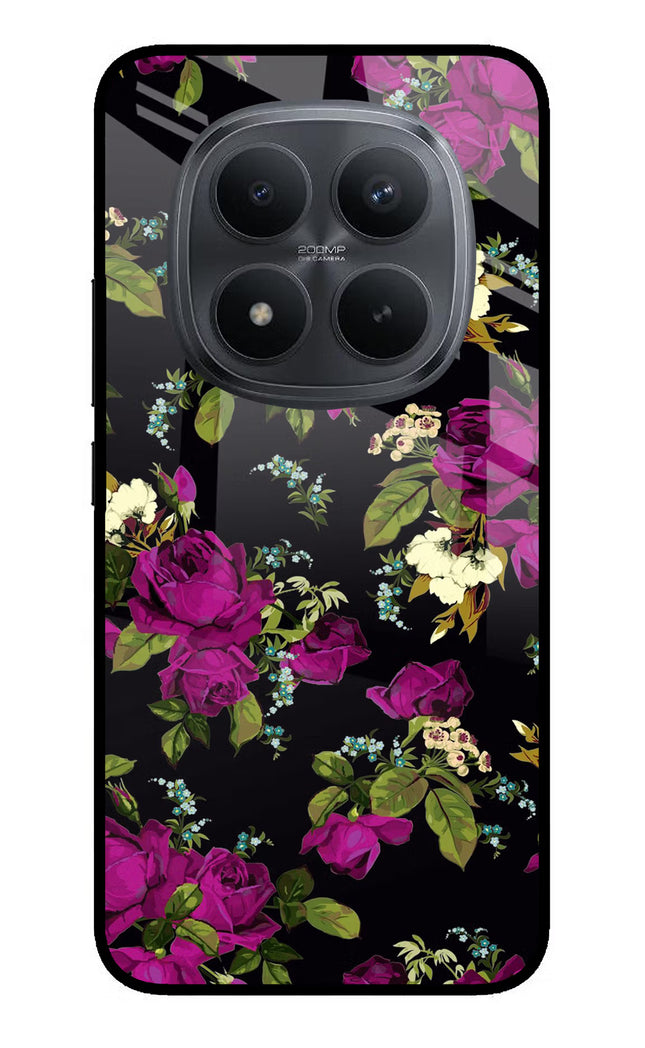 Flowers Redmi Note 15 Pro+ 5G Glass Case Back Cover by Casekaro
