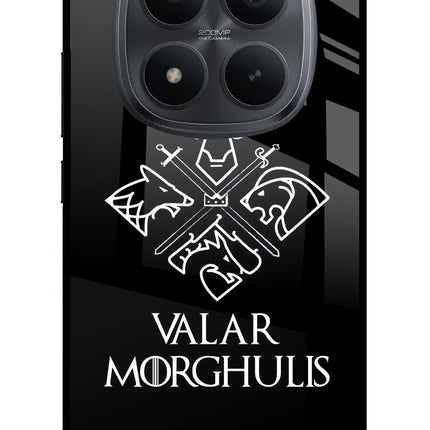 Valar Morghulis | Game Of Thrones Redmi Note 15 Pro+ 5G Glass Case Back Cover by Casekaro