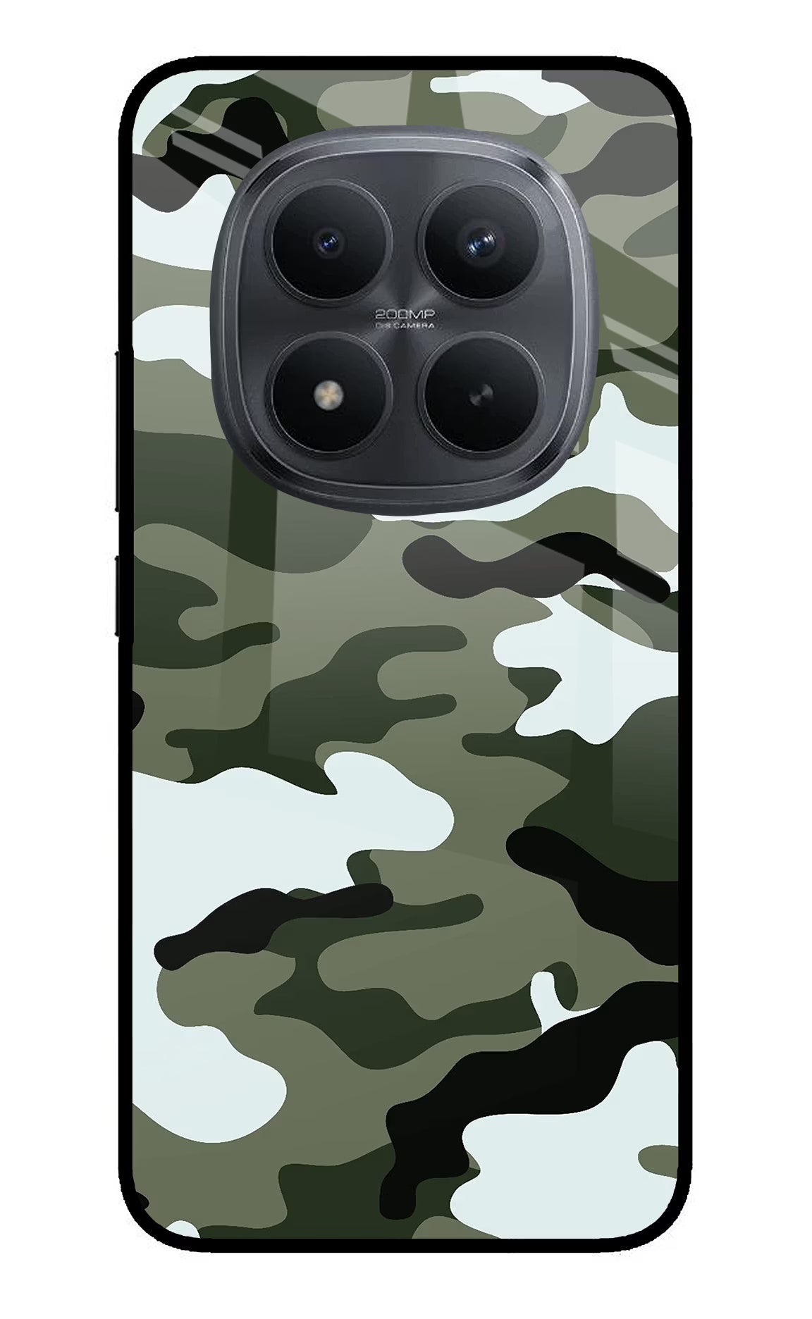 Camouflage Redmi Note 15 Pro+ 5G Glass Case