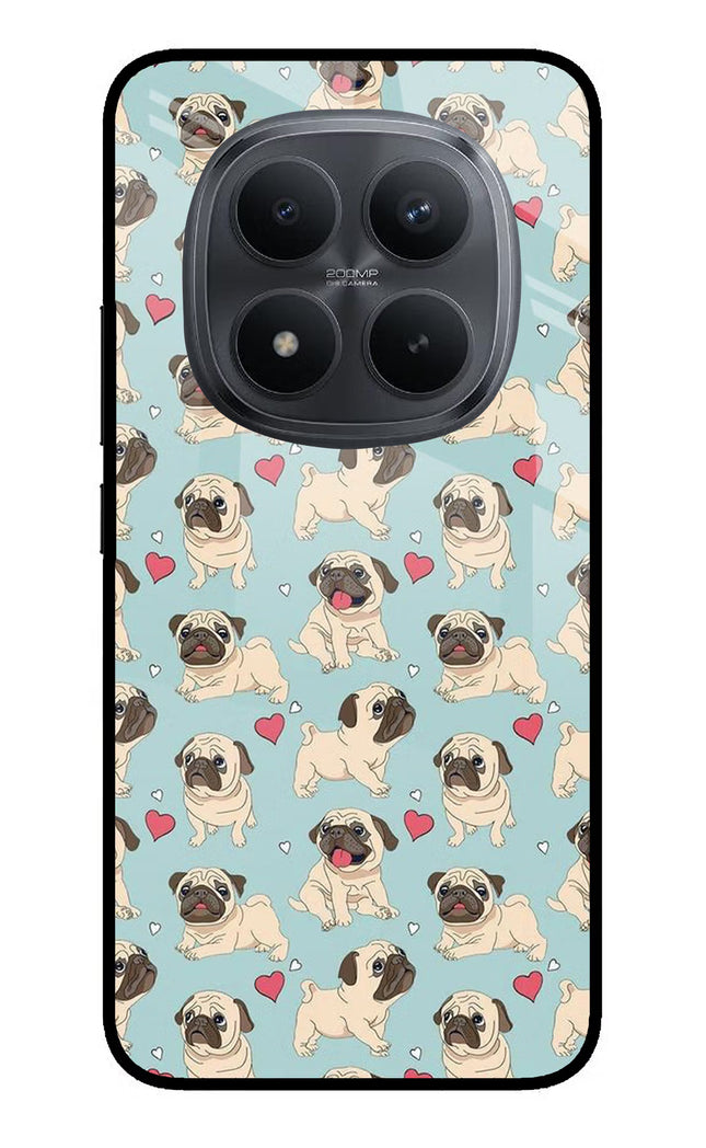 Pug Dog Redmi Note 15 Pro+ 5G Glass Case Back Cover by Casekaro