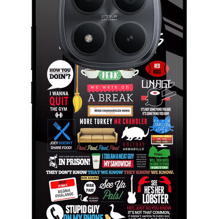 FRIENDS Redmi Note 15 Pro+ 5G Glass Case Back Cover by Casekaro
