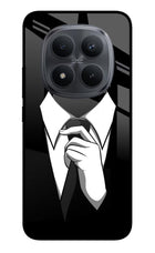 Black Tie Redmi Note 15 Pro+ 5G Glass Case Back Cover by Casekaro