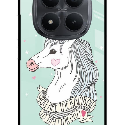 Unicorn Wallpaper Redmi Note 15 Pro+ 5G Glass Case Back Cover by Casekaro