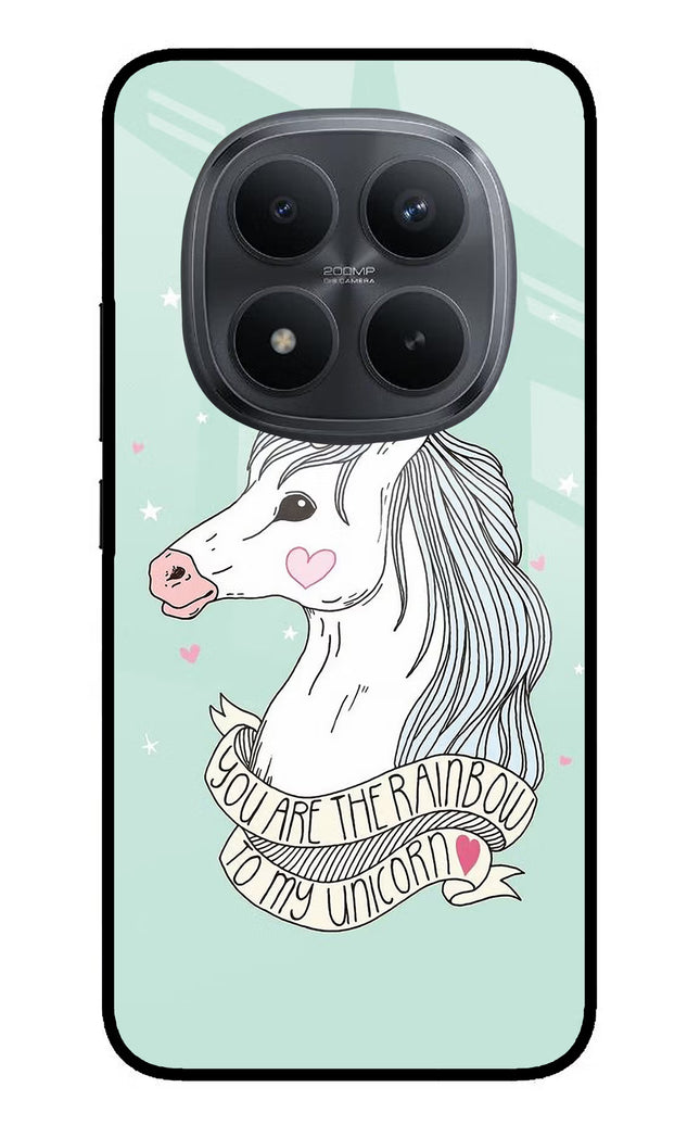 Unicorn Wallpaper Redmi Note 15 Pro+ 5G Glass Case Back Cover by Casekaro