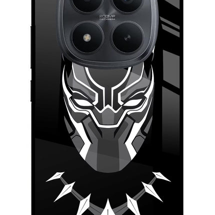 Black Panther Redmi Note 15 Pro+ 5G Glass Case Back Cover by Casekaro