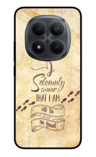 I Solemnly swear that i up to no good Redmi Note 15 Pro+ 5G Glass Case Back Cover by Casekaro