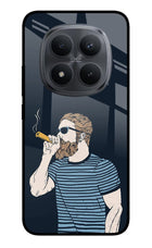 Smoking Redmi Note 15 Pro+ 5G Glass Case Back Cover by Casekaro