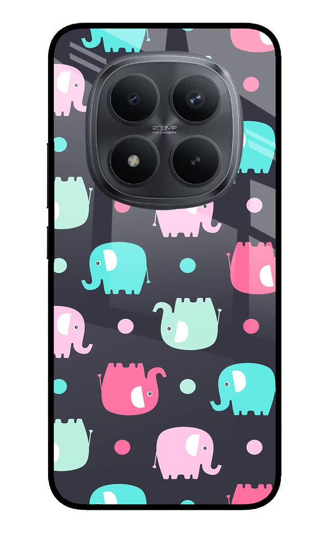 Elephants Redmi Note 15 Pro+ 5G Glass Case Back Cover by Casekaro