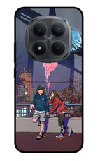 Chilling Couple Redmi Note 15 Pro+ 5G Glass Case Back Cover by Casekaro