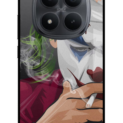 Joker Smoking Redmi Note 15 Pro+ 5G Glass Case Back Cover by Casekaro