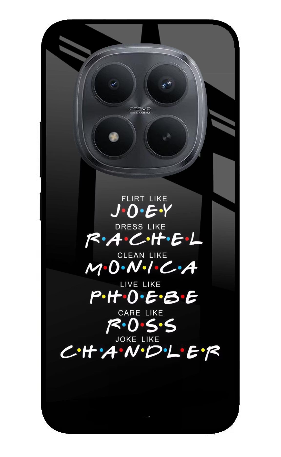 FRIENDS Character Redmi Note 15 Pro+ 5G Glass Case