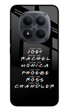 FRIENDS Character Redmi Note 15 Pro+ 5G Glass Case Back Cover by Casekaro