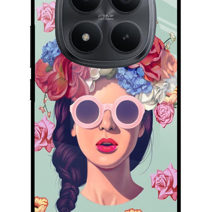 Pretty Girl Redmi Note 15 Pro+ 5G Glass Case Back Cover by Casekaro