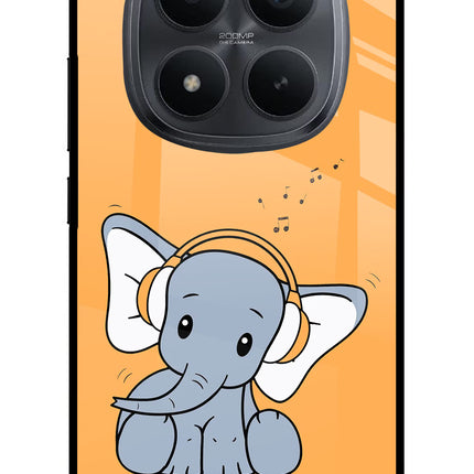 High On Music Redmi Note 15 Pro+ 5G Glass Case Back Cover by Casekaro
