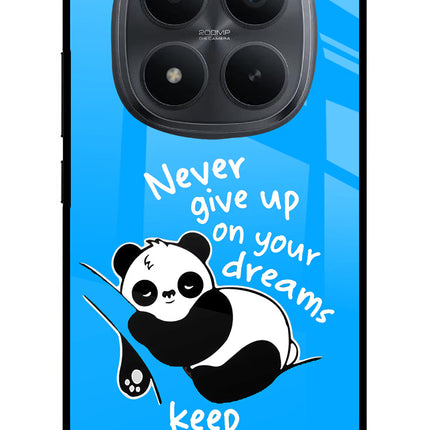 Keep Sleeping Redmi Note 15 Pro+ 5G Glass Case Back Cover by Casekaro