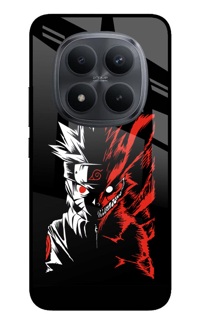 Naruto Two Face Redmi Note 15 Pro+ 5G Glass Case Back Cover by Casekaro
