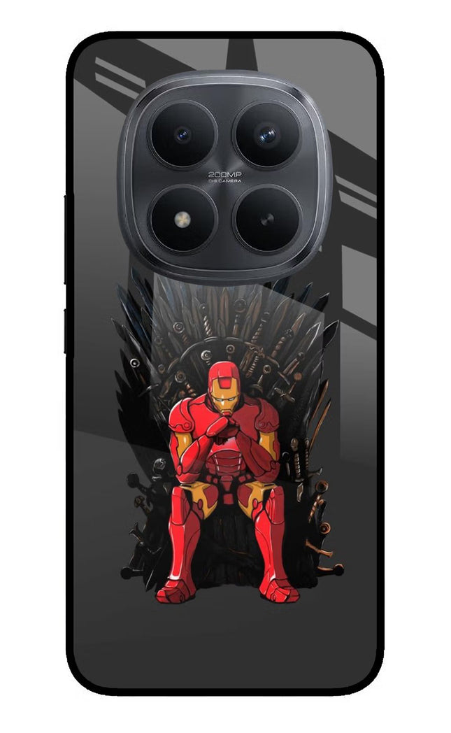 Ironman Throne Redmi Note 15 Pro+ 5G Glass Case Back Cover by Casekaro