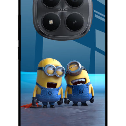 Minion Laughing Redmi Note 15 Pro+ 5G Glass Case Back Cover by Casekaro