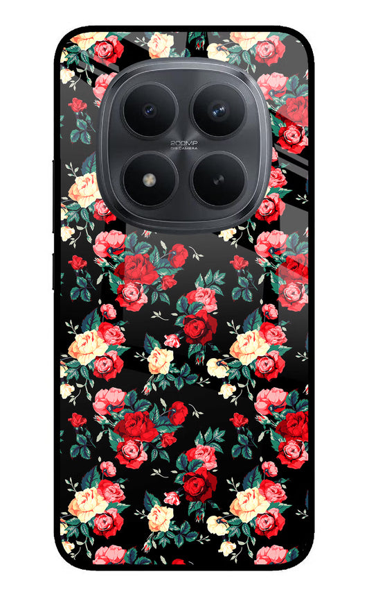 Rose Pattern Redmi Note 15 Pro+ 5G Glass Case