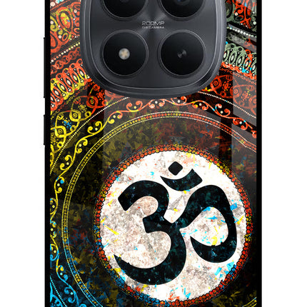 Om Cultural Redmi Note 15 Pro+ 5G Glass Case Back Cover by Casekaro