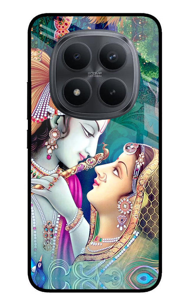 Lord Radha Krishna Redmi Note 15 Pro+ 5G Glass Case Back Cover by Casekaro