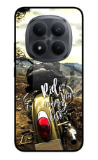 Ride More Worry Less Redmi Note 15 Pro+ 5G Glass Case Back Cover by Casekaro