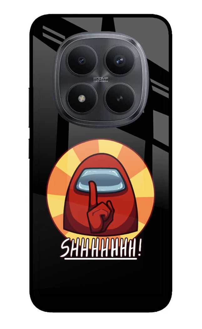 Among Us Shhh! Redmi Note 15 Pro+ 5G Glass Case Back Cover by Casekaro