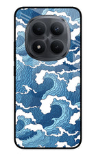 Blue Waves Redmi Note 15 Pro+ 5G Glass Case Back Cover by Casekaro