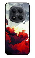 Fire Cloud Redmi Note 15 Pro+ 5G Glass Case Back Cover by Casekaro