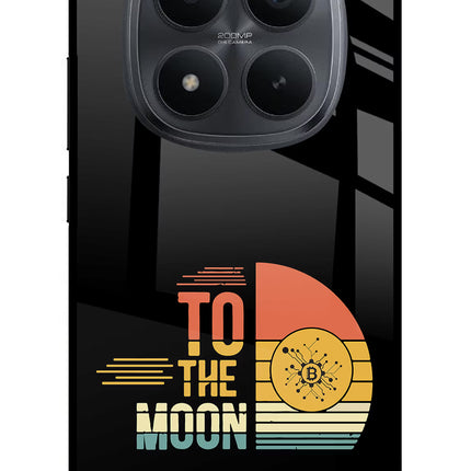 To the Moon Redmi Note 15 Pro+ 5G Glass Case Back Cover by Casekaro