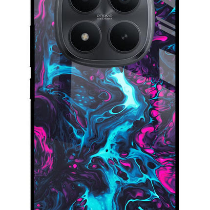 Abstract Redmi Note 15 Pro+ 5G Glass Case Back Cover by Casekaro