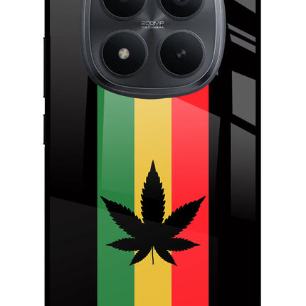Weed Flag Redmi Note 15 Pro+ 5G Glass Case Back Cover by Casekaro