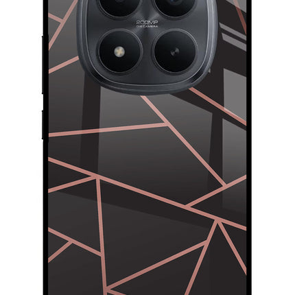 Geometric Pattern Redmi Note 15 Pro+ 5G Glass Case Back Cover by Casekaro