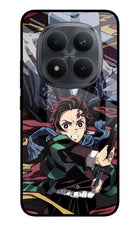 Demon Slayer Redmi Note 15 Pro+ 5G Glass Case Back Cover by Casekaro