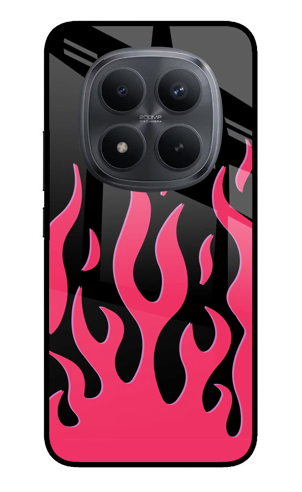 Fire Flames Redmi Note 15 Pro+ 5G Glass Case