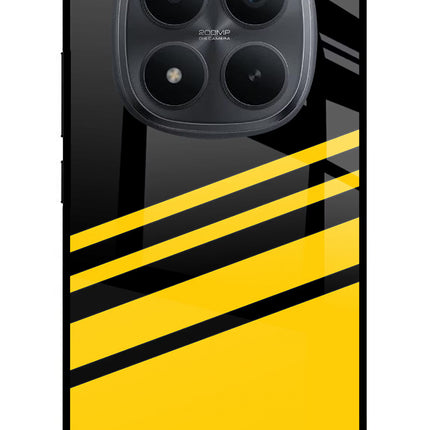 Yellow Shades Redmi Note 15 Pro+ 5G Glass Case Back Cover by Casekaro
