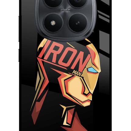 IronMan Redmi Note 15 Pro+ 5G Glass Case Back Cover by Casekaro
